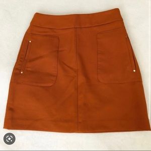 H&M burnt orange skirt
